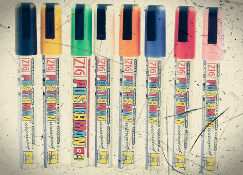 Posterman Plakatschreiber, 5 mm - verschiedene Farben