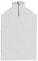 Stech-Etiketten 24 x 36 mm, blanco, einzeln