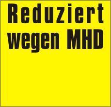 Rechteck-Etiketten 29x28mm, l-gelb, perm."Reduziert wegen MHD"