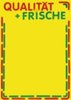 Plakate Leuchtpapier DIN A1/A2 farbig "Qualität+Frische"