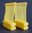 Fleischkennzeichnungsfäden-gelb - 41 mm - 2 Paddle