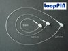 Sicherheitsfäden "loopPIN", 220 mm lang, NYLON