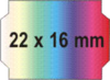 Etiketten 22 x 16 mm, div. Farben und Klebestärken