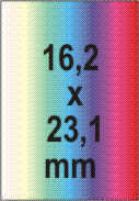 Rechteck-Etiketten 16 x 23 mm