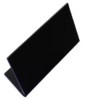 L-Aufsteller-Schultafelschieferlackierung schwarz-105x57mm