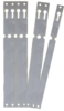 Anhängeschlaufen 17 x 1,3 cm, RKS-Verbundfolie, weiß